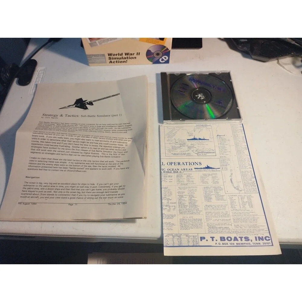 Sea and Sky Game Collection For Apple Mac - Digital Illusions 1994 - CIB